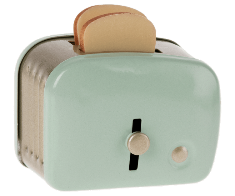 Miniatur Toaster & Brot -Mint