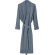 Big Waffle Bademantel, Grey blue, M/L