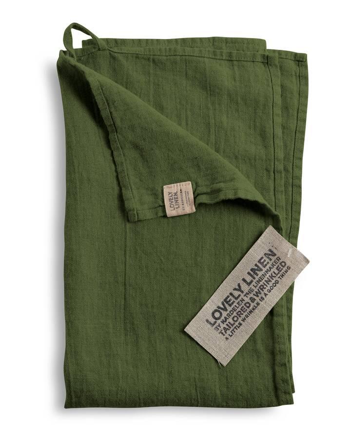 Lovely Linen Geschirrtuch Jeep Green
